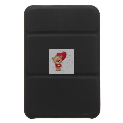 Картхолдер футляр для карт на клеевой основе (черный) - CH07