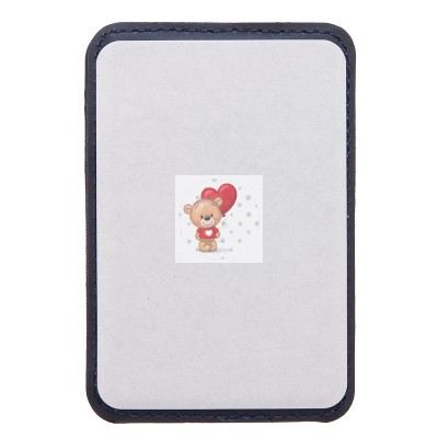 Картхолдер футляр для карт на клеевой основе (темно-синий) - CH07 Картхолдер футляр для карт на клеевой основе (темно-синий) - CH07