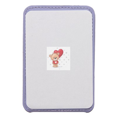 Картхолдер футляр для карт на клеевой основе (светло-фиолетовый) - CH07 Картхолдер футляр для карт на клеевой основе (светло-фиолетовый) - CH07