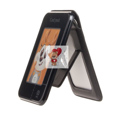 Картхолдер футляр для карт E-ink screen (черный) - CH08 SafeMag