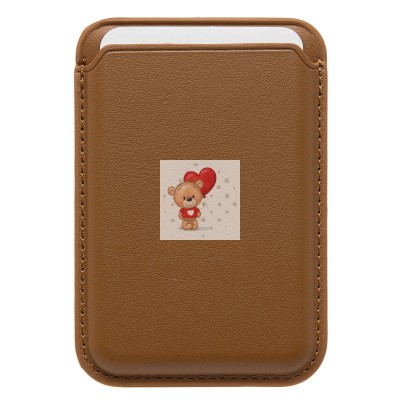 Картхолдер футляр для карт с анимацией (коричневый) - SafeMag