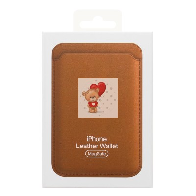 Картхолдер футляр для карт с анимацией (коричневый) - SafeMag Картхолдер футляр для карт с анимацией (коричневый) - SafeMag