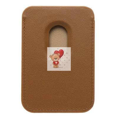 Картхолдер футляр для карт с анимацией (коричневый) - SafeMag Картхолдер футляр для карт с анимацией (коричневый) - SafeMag