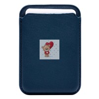 Картхолдер футляр для карт с анимацией (темно-синий) - SafeMag