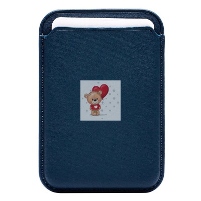 Картхолдер футляр для карт с анимацией (темно-синий) - SafeMag