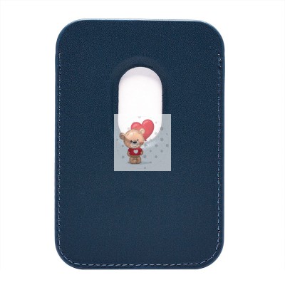 Картхолдер футляр для карт с анимацией (темно-синий) - SafeMag