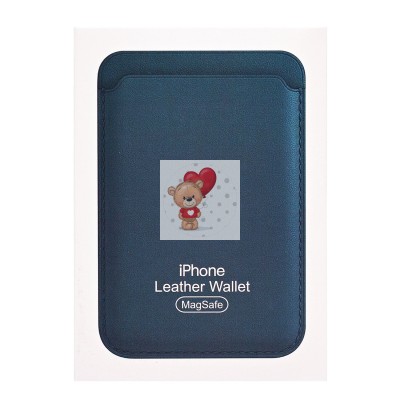 Картхолдер футляр для карт с анимацией (темно-синий) - SafeMag