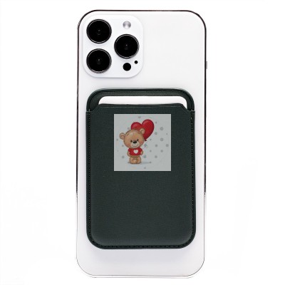 Картхолдер футляр для карт с анимацией (темно-зеленый) - SafeMag Картхолдер футляр для карт с анимацией (темно-зеленый) - SafeMag