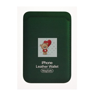 Картхолдер футляр для карт с анимацией (темно-зеленый) - SafeMag Картхолдер футляр для карт с анимацией (темно-зеленый) - SafeMag