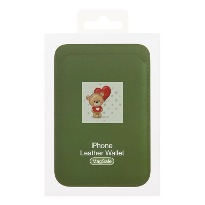 Картхолдер футляр для карт с анимацией (темно-зеленый) - SafeMag Картхолдер футляр для карт с анимацией (темно-зеленый) - SafeMag