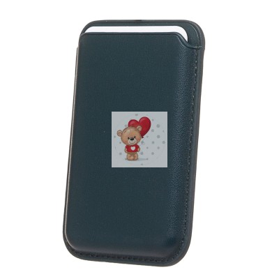 Картхолдер футляр для карт с анимацией (зеленый) - SafeMag Картхолдер футляр для карт с анимацией (зеленый) - SafeMag