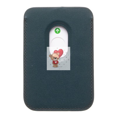 Картхолдер футляр для карт с анимацией (зеленый) - SafeMag Картхолдер футляр для карт с анимацией (зеленый) - SafeMag