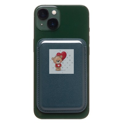 Картхолдер футляр для карт с анимацией (зеленый) - SafeMag Картхолдер футляр для карт с анимацией (зеленый) - SafeMag