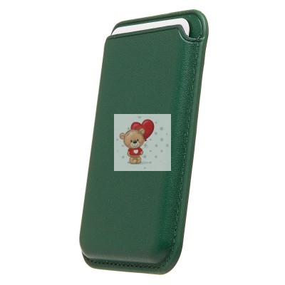 Картхолдер футляр для карт с анимацией (травяной зеленый) - SafeMag Картхолдер футляр для карт с анимацией (травяной зеленый) - SafeMag