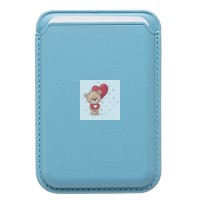 Картхолдер футляр для карт с анимацией (голубой) - SafeMag Картхолдер футляр для карт с анимацией (голубой) - SafeMag