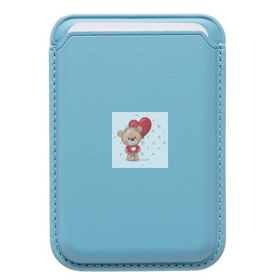 Картхолдер футляр для карт с анимацией (голубой) - SafeMag