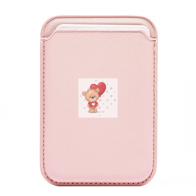 Картхолдер футляр для карт с анимацией (светло-розовый) - SafeMag Картхолдер футляр для карт с анимацией (светло-розовый) - SafeMag