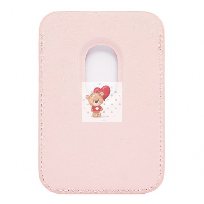 Картхолдер футляр для карт с анимацией (светло-розовый) - SafeMag Картхолдер футляр для карт с анимацией (светло-розовый) - SafeMag