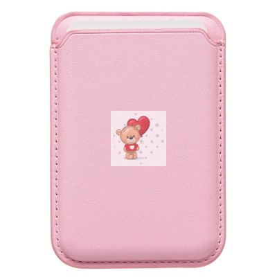 Картхолдер футляр для карт с анимацией (светло-розовый) - SafeMag Картхолдер футляр для карт с анимацией (светло-розовый) - SafeMag