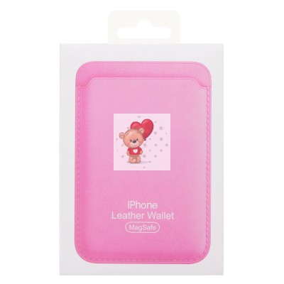 Картхолдер футляр для карт с анимацией (светло-розовый) - SafeMag Картхолдер футляр для карт с анимацией (светло-розовый) - SafeMag