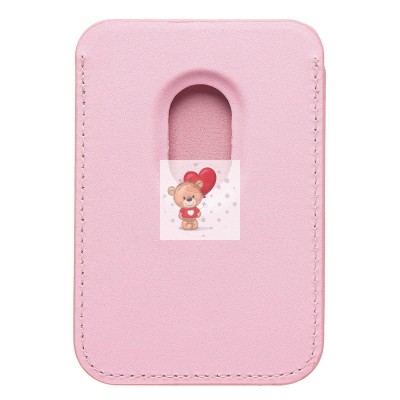 Картхолдер футляр для карт с анимацией (светло-розовый) - SafeMag Картхолдер футляр для карт с анимацией (светло-розовый) - SafeMag