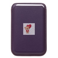 Картхолдер футляр для карт с анимацией (багровый) - SafeMag Картхолдер футляр для карт с анимацией (багровый) - SafeMag