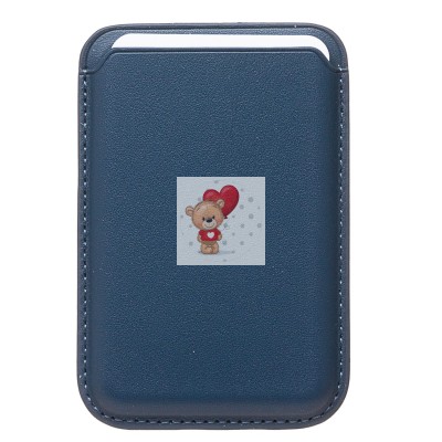 Картхолдер футляр для карт с анимацией (тихоокеанский синий) - SafeMag