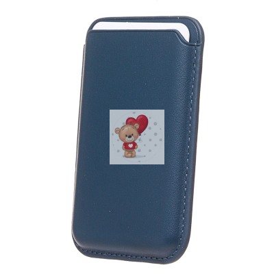 Картхолдер футляр для карт с анимацией (тихоокеанский синий) - SafeMag