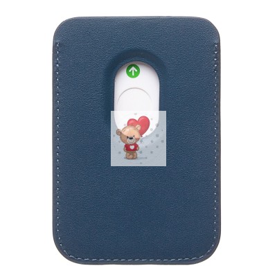 Картхолдер футляр для карт с анимацией (тихоокеанский синий) - SafeMag