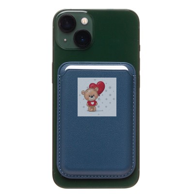 Картхолдер футляр для карт с анимацией (тихоокеанский синий) - SafeMag