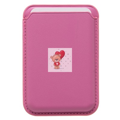 Картхолдер футляр для карт с анимацией (розовый) - SafeMag Картхолдер футляр для карт с анимацией (розовый) - SafeMag