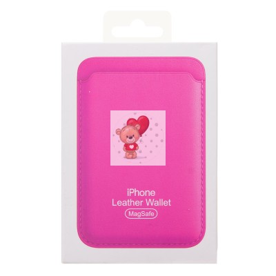 Картхолдер футляр для карт с анимацией (розовый) - SafeMag Картхолдер футляр для карт с анимацией (розовый) - SafeMag