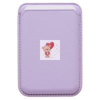 Картхолдер футляр для карт с анимацией (сиреневый) - SafeMag