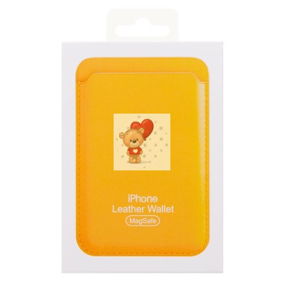 Картхолдер футляр для карт с анимацией (желтый) - SafeMag Картхолдер футляр для карт с анимацией (желтый) - SafeMag