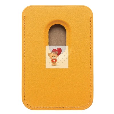 Картхолдер футляр для карт с анимацией (желтый) - SafeMag Картхолдер футляр для карт с анимацией (желтый) - SafeMag