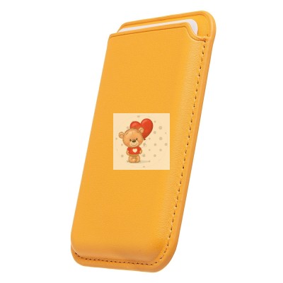 Картхолдер футляр для карт с анимацией (желтый) - SafeMag Картхолдер футляр для карт с анимацией (желтый) - SafeMag