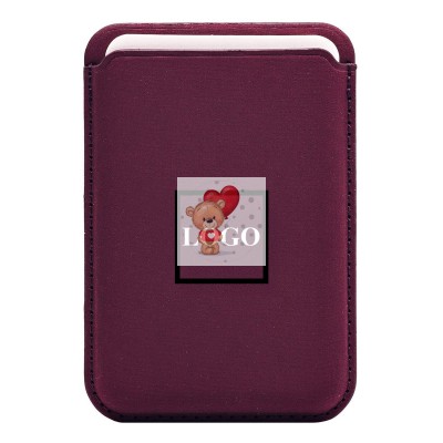 Картхолдер футляр для карт на магните (багровый) ORG FineW SafeMag