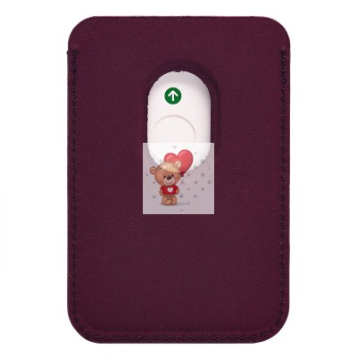 Картхолдер футляр для карт на магните (багровый) ORG FineW SafeMag Картхолдер футляр для карт на магните (багровый) ORG FineW SafeMag