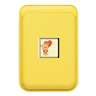 Картхолдер футляр для карт с анимацией (лимонный) ORG SafeMag Картхолдер футляр для карт с анимацией (лимонный) ORG SafeMag