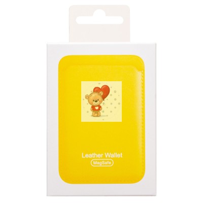 Картхолдер футляр для карт с анимацией (лимонный) ORG SafeMag Картхолдер футляр для карт с анимацией (лимонный) ORG SafeMag