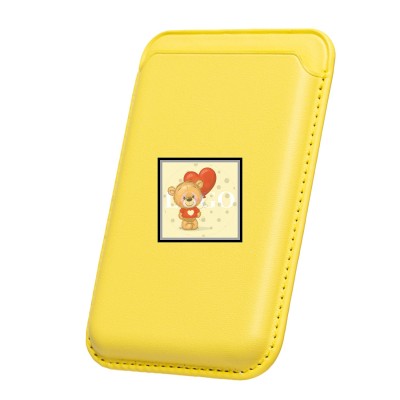 Картхолдер футляр для карт с анимацией (лимонный) ORG SafeMag Картхолдер футляр для карт с анимацией (лимонный) ORG SafeMag