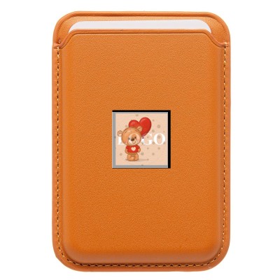 Картхолдер футляр для карт с анимацией (серо-коричневый) ORG SafeMag