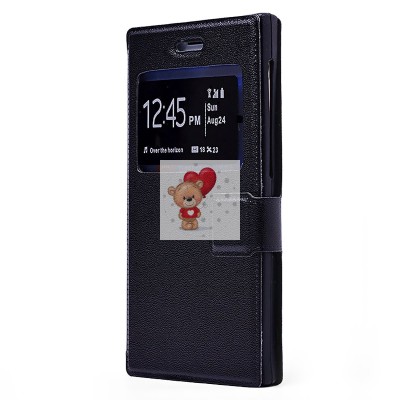 Универсальный чехол-книжка 5.5 (черный) Универсальный чехол-книжка 5.5 (черный)