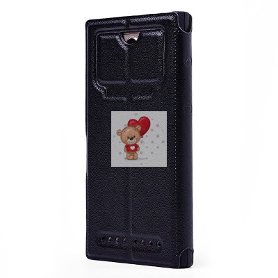 Универсальный чехол-книжка 5.5 (черный) Универсальный чехол-книжка 5.5 (черный)