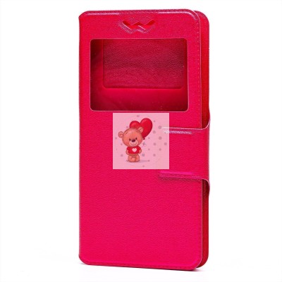 Универсальный чехол-книжка 6.0 (розовый)