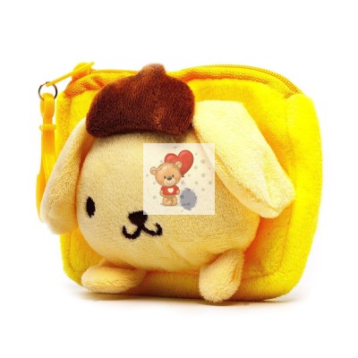 Универсальный чехол-кошелек плюшевый детский (собака) (желтый) Универсальный чехол-кошелек плюшевый детский (собака) (желтый)