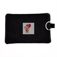 Универсальный чехол-кошелек текстильный 12,5x8,5см (черный) Универсальный чехол-кошелек текстильный 12,5x8,5см (черный)