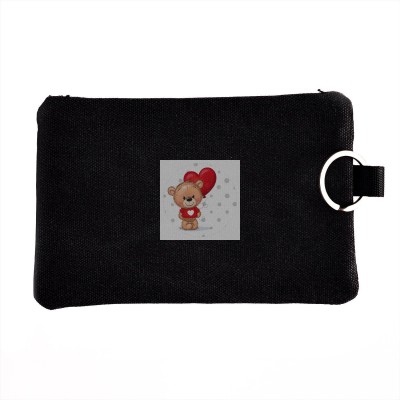 Универсальный чехол-кошелек текстильный 12,5x8,5см (черный)