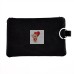 Универсальный чехол-кошелек текстильный 12,5x8,5см (черный)