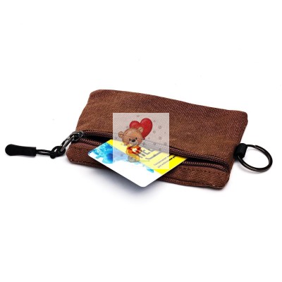 Универсальный чехол-кошелек текстильный 12,5x8,5см (коричневый) Универсальный чехол-кошелек текстильный 12,5x8,5см (коричневый)